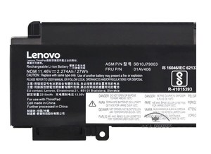 NOUVEAU <span class=keywords><strong>Batterie</strong></span> 01AV406 d'origine pour <span class=keywords><strong>lenovo</strong></span> ThinkPad T460s T470s SB10J79003 27WH - Product Image 2