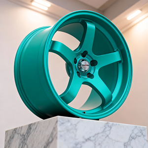 Jantes de course GT haute performance personnalisées pour Nissan GTR, 350Z, 370Z, Toyota Supra, GR86 et Honda Civic Type R (badge rouge) - Product Image 4