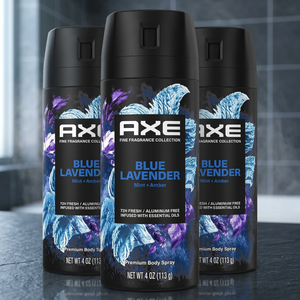 สเปรย์ระงับกลิ่นกาย AXE พรีเมียม บลูลาเวนเดอร์ ปกป้อง 72 ชั่วโมง แพ็ค 3 ชิ้น สำหรับผู้ชาย ขนาด 4 ออนซ์ - Product Image 3