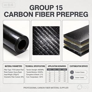 Tela de Fibra de Carbono Tejida Antipilling, Ultraligera para Accesorios - Product Image 4