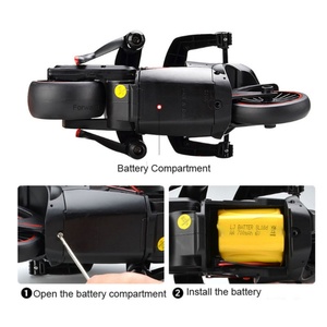 Moto électrique pour enfants en plastique haute vitesse 2.4G, petite moto télécommandée rechargeable avec câble USB - Utilisation intérieure/extérieure - Product Image 3