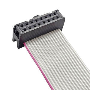 Conector IDC de 16 pines con paso de 2,54 mm, cable plano gris en conjunto - Product Image 5