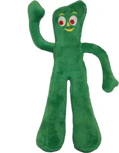Petite poupée verte jouet en peluche pour animaux de compagnie Mi Nibble jouet de morsure