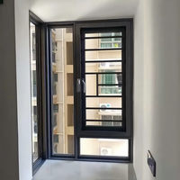Portes en verre à battants personnalisées, modernes, à rupture de pont thermique, en aluminium, à triple vitrage Low-E, pour maison passive