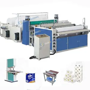 Automatic High Efficiency Rewinding Machine Roll Paper Toilet Paper Cutting Machine Toilet Paper Production Equipment