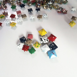 Jin Ming Square Claw Studs Mixed Color 10 Pcs Iron <b>Rivets</b> For Shoes Bags Hats <b>Clothing</b> Decorations - Product Image 4