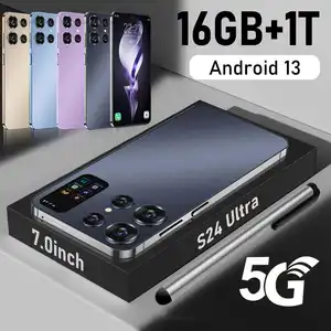 Küresel sürüm sıcak satış S24 ultra gerçek 4g 5g android fabrika kilidi cep telefonları S24