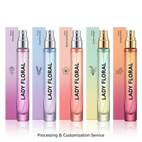Mini flacon de parfum personnalisable, parfum floral fruité au pomelo, eau de toilette pour femmes, spray corporel longue durée, parfum sucré
