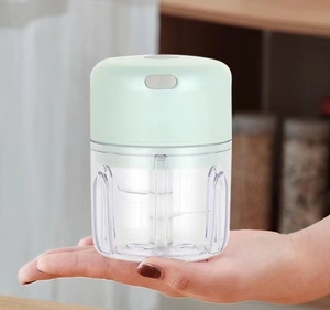 Máquina para Preparar Alimentos, Picadora <span class=keywords><strong>de</strong></span> Ajo Eléctrica, Mini Licuadora Portátil para Cocina - Product Image 4