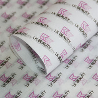 Papier vélin translucide simple face, résistant à l'huile et à l'humidité, recyclable, pour l'emballage de chaussures et de chapeaux, impression de logo personnalisée, 17g de base