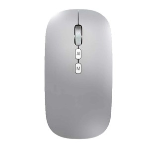 Souris vocale intelligente IA sans fil 2.4G BT rechargeable portable ergonomique pour bureau, saisie vocale et traduction – Vente directe usine - Product Image 1