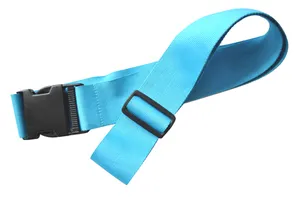 Wholesale Polyester Travel Luggage Belt 50MM Width 1800MM Adjustable Nylon Luggage Strap Custom With Plastic Buckle