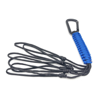 Cordon en paracorde fait main multi-boucles avec mousqueton et crochet à clés, organisateur d'équipement de terrain extérieur, accessoire pour activités de camping
