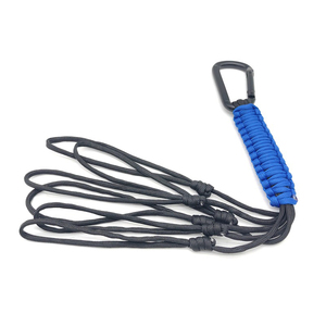 Cordon en paracorde fait main multi-boucles avec mousqueton et crochet à clés, organisateur d'équipement de terrain extérieur, accessoire pour activités de camping - Product Image 2