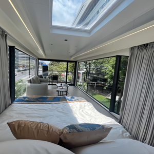 Capsula Spaziale Prefabbricata Moderna e Trendy Certificata CE, Residenza Mobile Semplice con Sistema Intelligente per Vacanze, Hotel e Homestay - Product Image 2