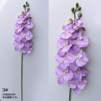 3D Künstliche Orchideen-Blume als Heimdekoration, Realistische Stoffblumen für Valentinstag & Erntedankfest