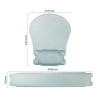 Repose-poignet ergonomique pour PC, tapis de bureau personnalisé à motif de dessin animé, accessoires informatiques, tapis en gel de silicone, ensemble de tapis de souris gaming, pour le bureau
