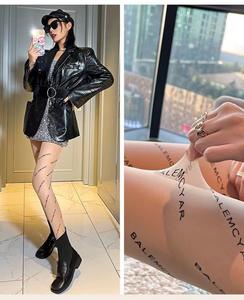 Medias Sexys para <span class=keywords><strong>Mujer</strong></span>, Medias de Seda Clásicas con Pequeños Lunares, Medias Transparentes Vintage con Efecto Tatuaje, Pantimedias Elásticas para <span class=keywords><strong>Mujer</strong></span> - Product Image 2