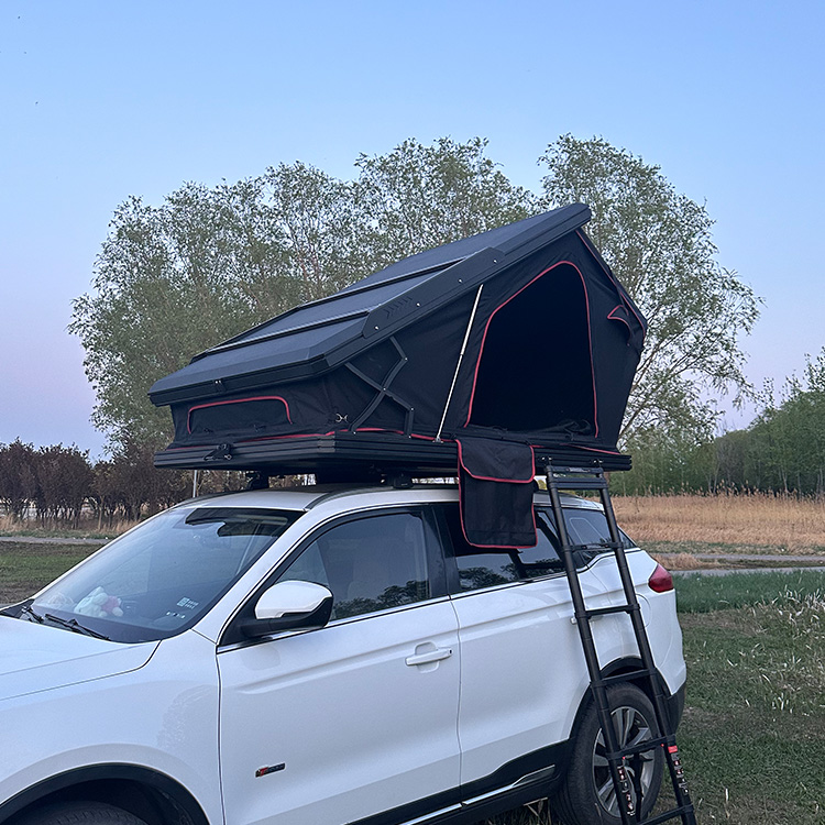 Easy Installation Hard Shell Roof Top Box 320gsm Aluminium Alloy Car Roof Tent for Summer Aluroof Car Roof Tent