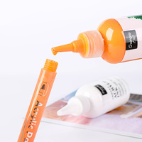 Encre encre acrylique étanche, disponible en 28 couleurs, blanc, argent et noir, 10 ml, 120G, bouteille d'encre, recharge