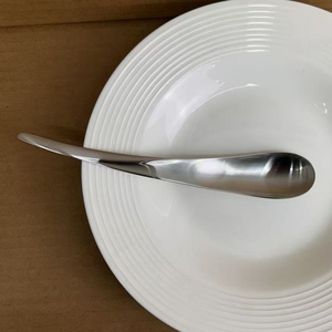 Cuillère à dessert DF416 de style japonais en acier inoxydable, cuillère à glace, cuillère à yaourt et gelée, cuillère à table pour plats occidentaux, usage domestique - Product Image 2