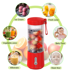 Mini mixeur portable 6 lames en AS de qualité alimentaire, facile à nettoyer, pour fruits, cuisine, voyage, bureau, camping, voiture - Product Image 6