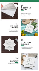 Venta caliente precio barato 20x20 fabrica <span class=keywords><strong>decoupage</strong></span> <span class=keywords><strong>servilletas</strong></span> de papel rojo de lujo natural V servilleta de papel de cóctel de mesa Cena - Product Image 5