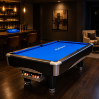Tissu de billard bleu royal vibrant, tissu de billard lisse et mat, feutre de billard pour les joueurs de tournoi, couverture de table de billard pour la maison
