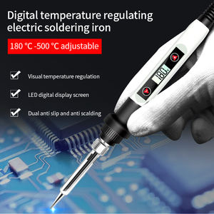 Juego de soldador Xufengwang Digital Display 80W con 5 <span class=keywords><strong>pinzas</strong></span> de cabezales de soldadura diferentes para quitar la tira de soldadura del <span class=keywords><strong>estaño</strong></span> - Product Image 2