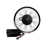 Kit de conversion de vélo électrique avec moteur à moyeu 5000W 3000W 2000W et batterie Ebike 48V-72V 20-40Ah pour VTT