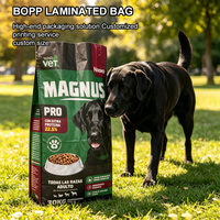 Sac pour aliments pour chiens de 30 kg imprimé sur mesure, sac tissé en PP laminé BOPP, emballage robuste en matériau vierge de qualité alimentaire