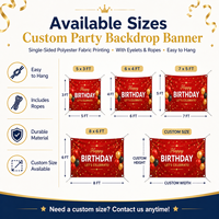 Bannière personnalisée de Thanksgiving, drapeau en polyester imprimé numériquement pour usage promotionnel, magasin de détail, maison, fête de fin d'année