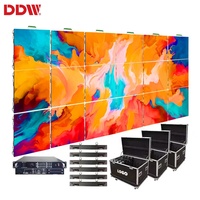 Écran LED d'extérieur P3.91 P4 IP65 SDK 500x1000 pour Mur Vidéo Publicitaire, Idéal pour Centres Commerciaux, Événements et Affichage en Location