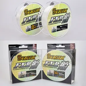 Línea <span class=keywords><strong>de</strong></span> Pesca Seaguar FXR <span class=keywords><strong>de</strong></span> Carbono para Barco, Resistente a Impactos y al Desgaste, Línea <span class=keywords><strong>de</strong></span> Pesca con Señuelos, Fabricada en Japón - Product Image 3