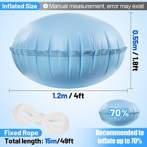 Gối Bơm Hơi Hình Tròn Trên Mặt Đất Bộ Đóng Mùa Đông Hồ Bơi Mùa Đông Bộ Cân Bằng Băng PVC - Product Image 2