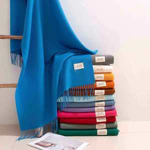 Écharpe longue double face épaisse et chaude pour femme, en polyester, 65*200cm, haute qualité, vente en gros - Product Image 3