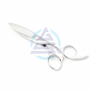 Ciseaux professionnels de cheveux de salon de vis de roulement de damas convexe de 5.75 pouces avec la conception décorative en gros pour l'usage de beauté - Product Image 1