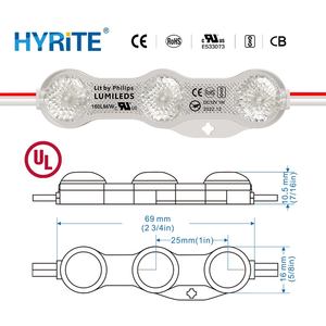 Module LED Hyrite étanche IP68 DC12V Lumileds 2835 SMD IP68 170 degrés blanc naturel pour enseignes et lettres lumineuses de grande taille - Product Image 4