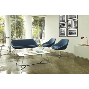 Muebles comerciales Asiento informal Sofá Conjunto de oficina Asiento de tela Recepción para <span class=keywords><strong>biblioteca</strong></span> escolar para el hogar Hotel y apartamento - Product Image 2