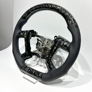 Geschmiedetes Carbon Direkt ab Werk Individualisiertes Schwarzes Perforiertes Lederlenkrad für Chevrolet Silverado Auto-Lenkrad - Product Image 4