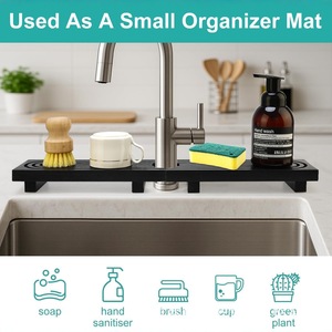 Wooden Bathroom <b>Storage</b> <b>Tray</b> Rectangle Wall Mounted Multifunctional Organizer For Cosmetics And Aromatherapy - Product Image 4