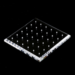 36 Holes <b>Square</b> Nail <b>Drill</b> <b>Bit</b> Display Base Manicure Polishing Head Storage Organizer - Product Image 3