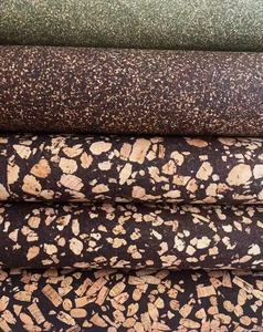 Café moulu végétalien <span class=keywords><strong>Portugal</strong></span> tissu de liège écologique matériau PU à base biologique cuir de liège naturel véritable cuir de liège pour sac <span class=keywords><strong>chaussure</strong></span> - Product Image 3