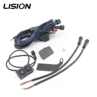 Faisceau de câblage de commande pour phare auxiliaire LED de voiture/moto, interrupteur 1 pour 2, passage du faisceau bas au faisceau haut, clignotant stroboscopique