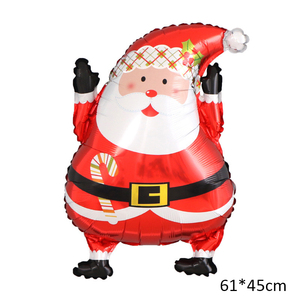 Globo de Aluminio de Santa Claus Patinando, Decoración Navideña para Fiestas, MERRYCHRISTMAS - Product Image 4