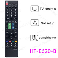 Control Remoto para TV HT-E620-B Compatible con Sharp, Sony, Hitachi y Panasonic