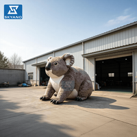Koala géant gonflable en peluche, modèle gonflable en peluche, animal gonflable géant en peluche