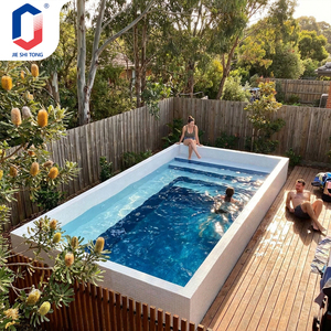 Easy Assemble Above Ground Fiberglass Pool Weather Proof For Home Outdoor Family Relaxation Pool - Product Image 2