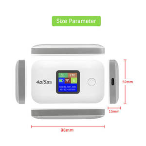 เราเตอร์ไร้สาย A8 4G LTE 5G WiFi แบบพกพา MIFI พ็อกเก็ตไวไฟ ปลดล็อคฮอตสปอตมือถือ ช่องใส่ซิมการ์ด 3000mAh ข้ามพรมแดน - Product Image 5