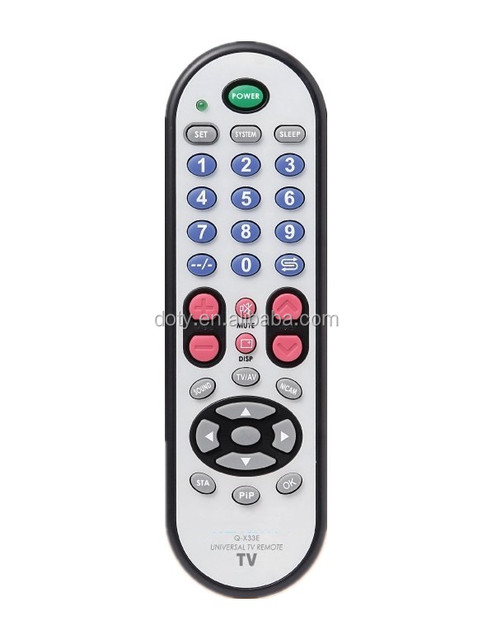 Factory Supply 33 Keys Universal IR Remote Control for All Kinds of Tv & Home Appliances